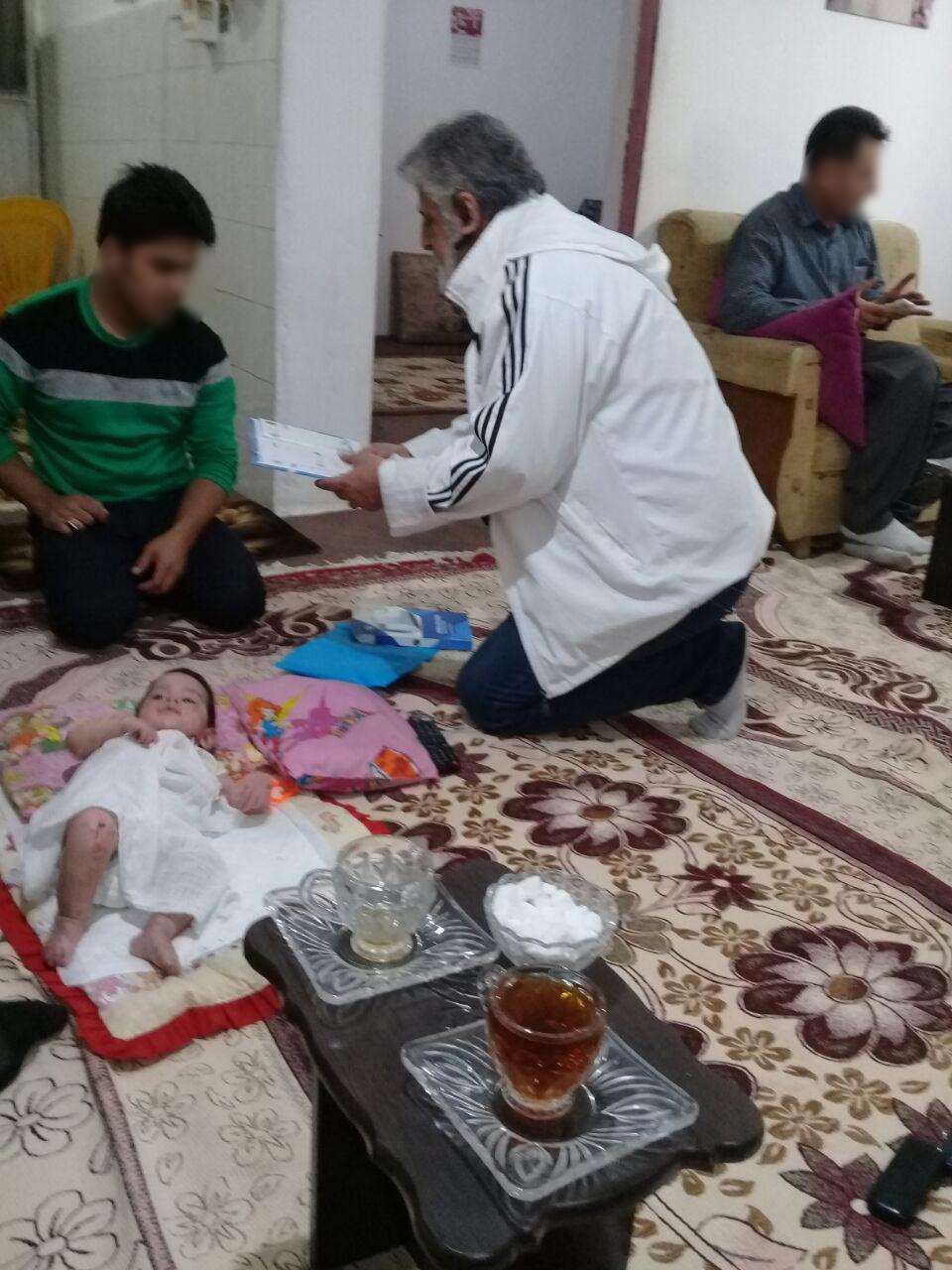 سفر به شمال ایران و دیدار حضوری مدیر موسسه خیریه نهال زندگی با خانواده نازنین زهرا (بیمار پروانه ای)